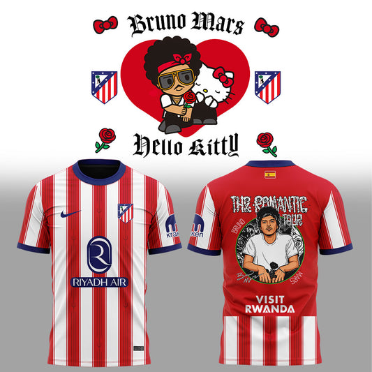 Bruno Mars Bruno Mars The Romantic Tour 2026 in Spain — Madrid Shirt