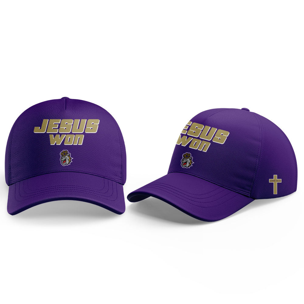James Madison Dukes Football Jesus Won Combo Shirt