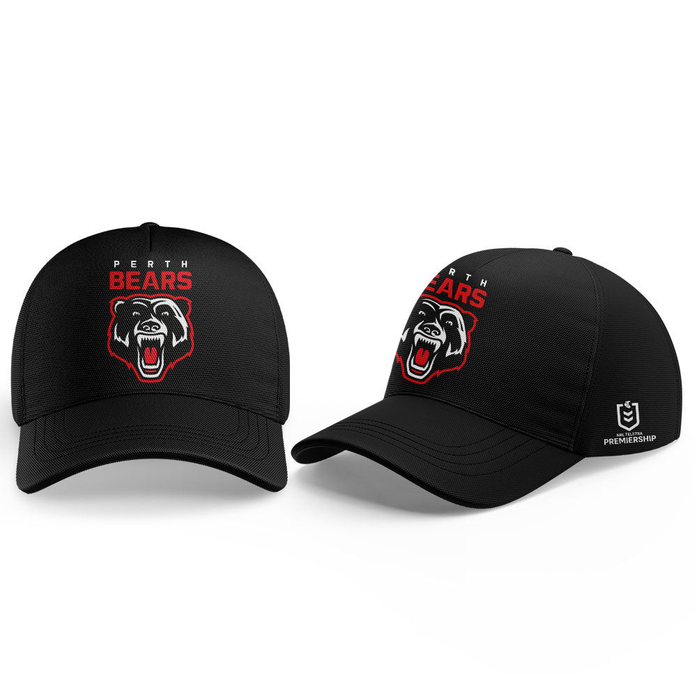 Perth Bears Latest Collection 2026 Black Shirt Custom Number