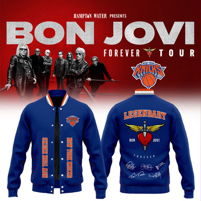 Bon Jovi Forever Tour 2026 x Madison Square Garden x New York Knicks Jacket