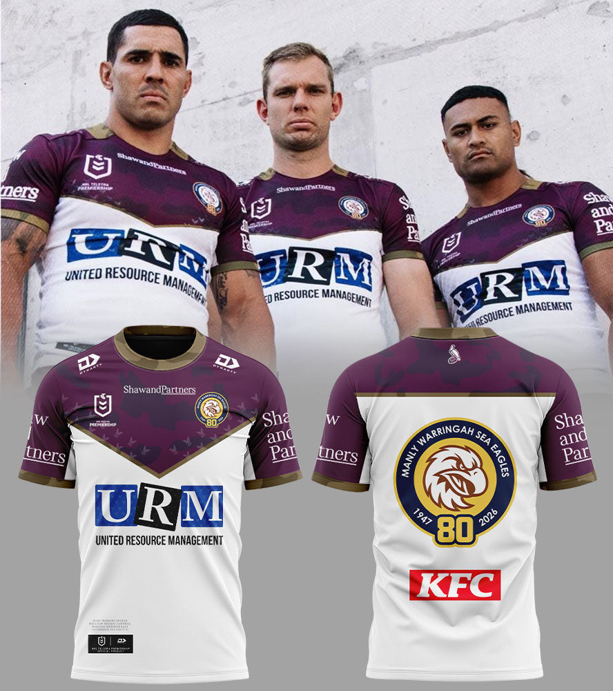Manly Warringah Sea Eagles ANZAC Round Jersey 2026 Shirt