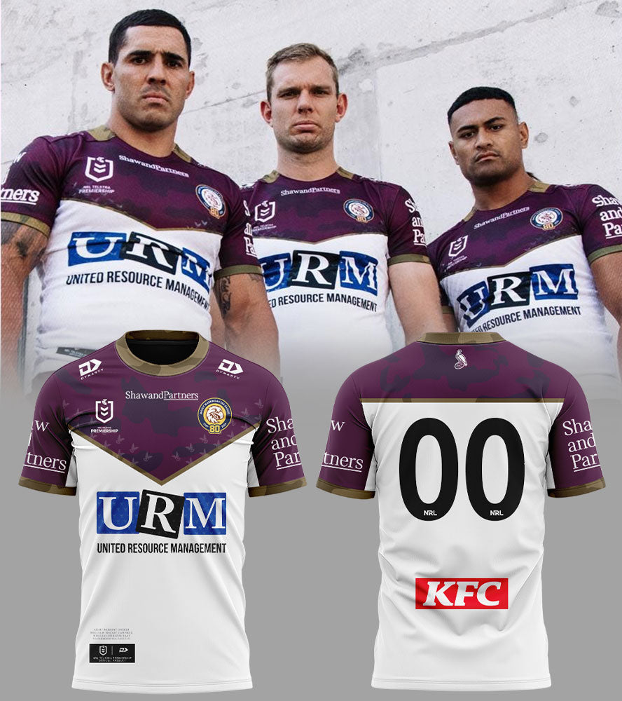 Manly Warringah Sea Eagles ANZAC Round Jersey 2026 Shirt Custom Number