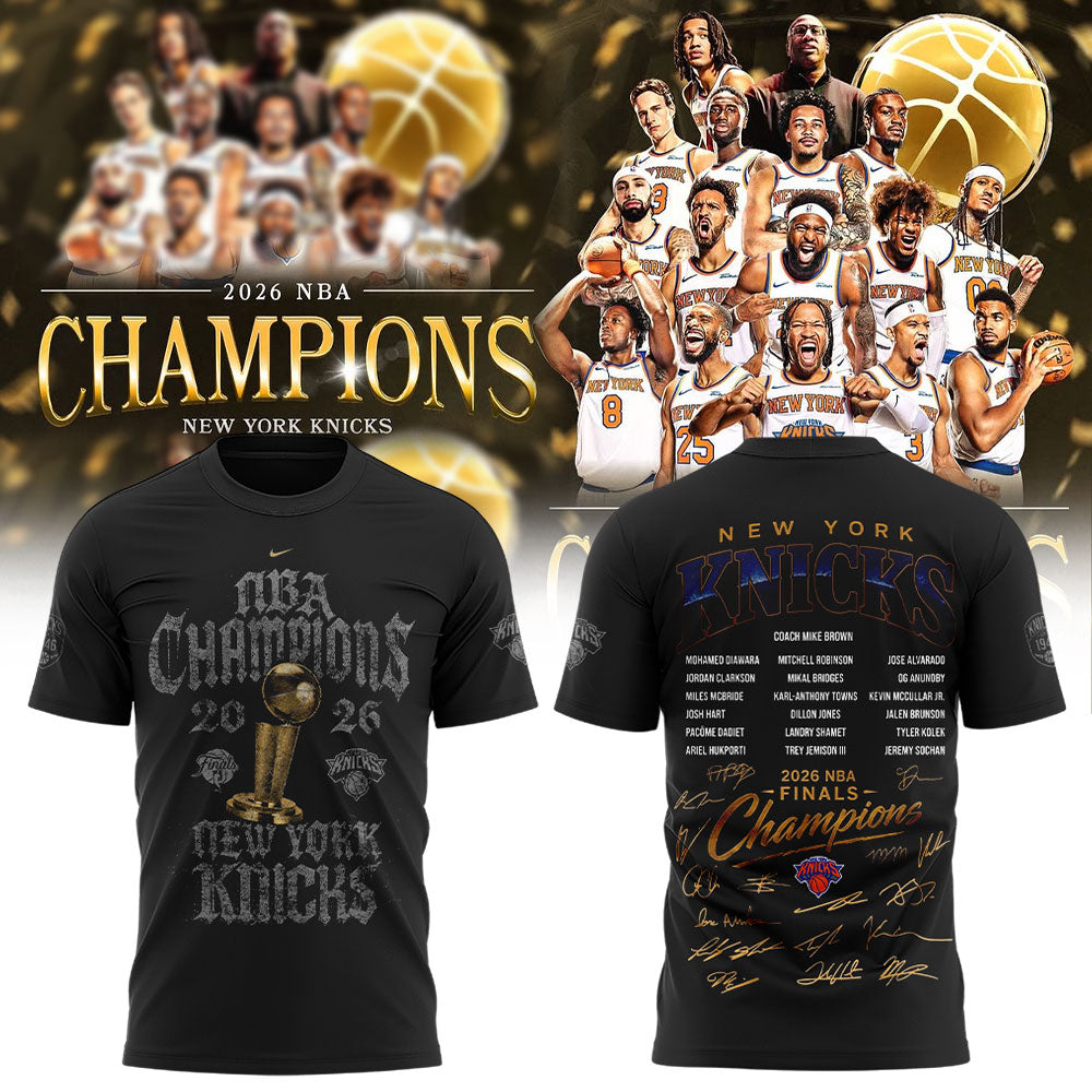 New York Knicks 2026 NBA Finals Champions T-Shirt
