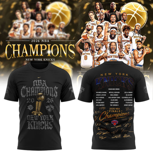New York Knicks 2026 NBA Finals Champions T-Shirt