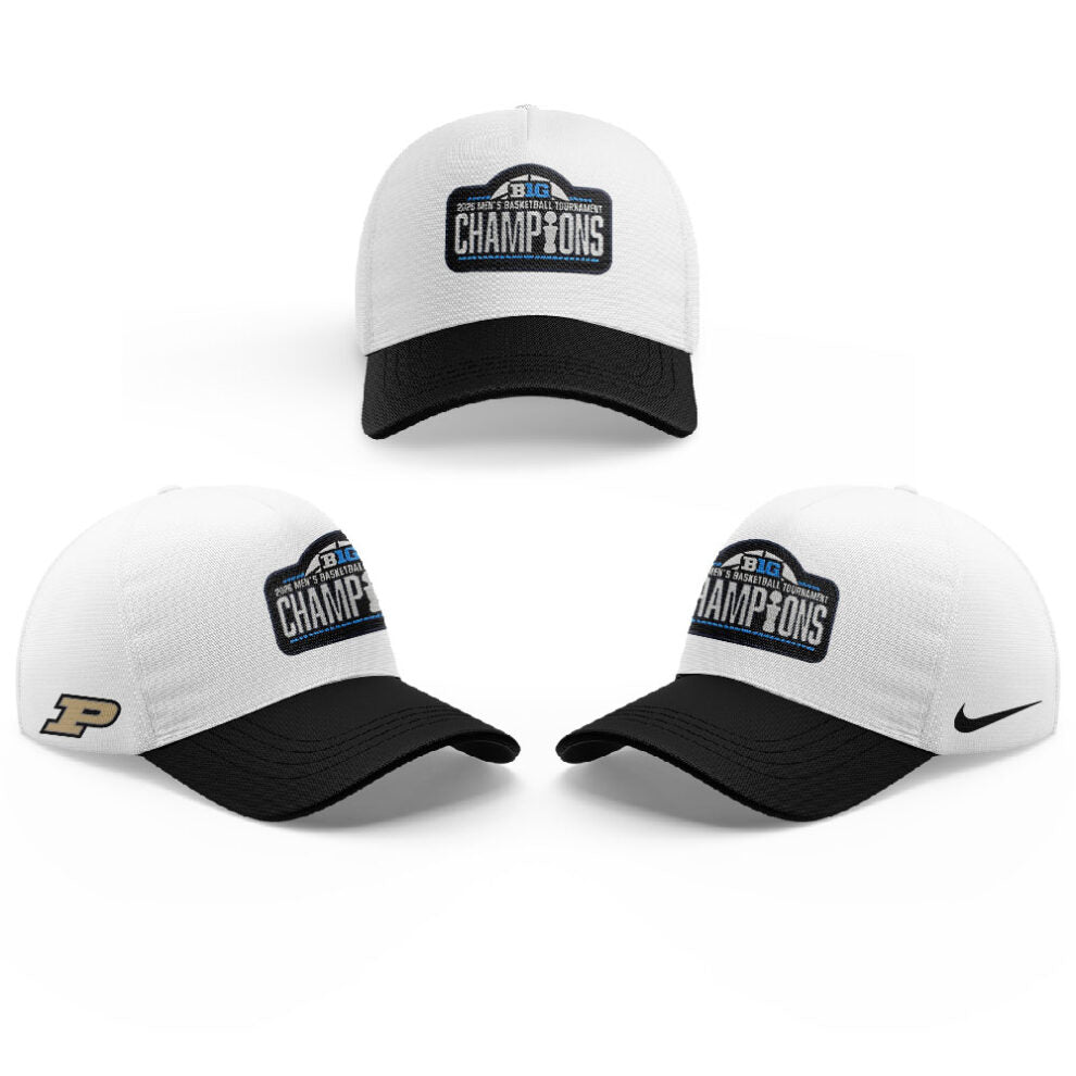 Purdue Boilermakers 2026 Big Ten Men™s Basketball Tournament Champions Shirt Black V2