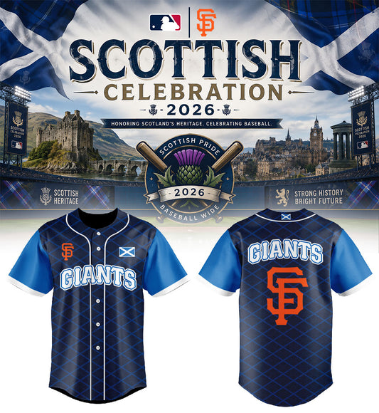 SF Giants Scottish Celebration 2026 Jersey