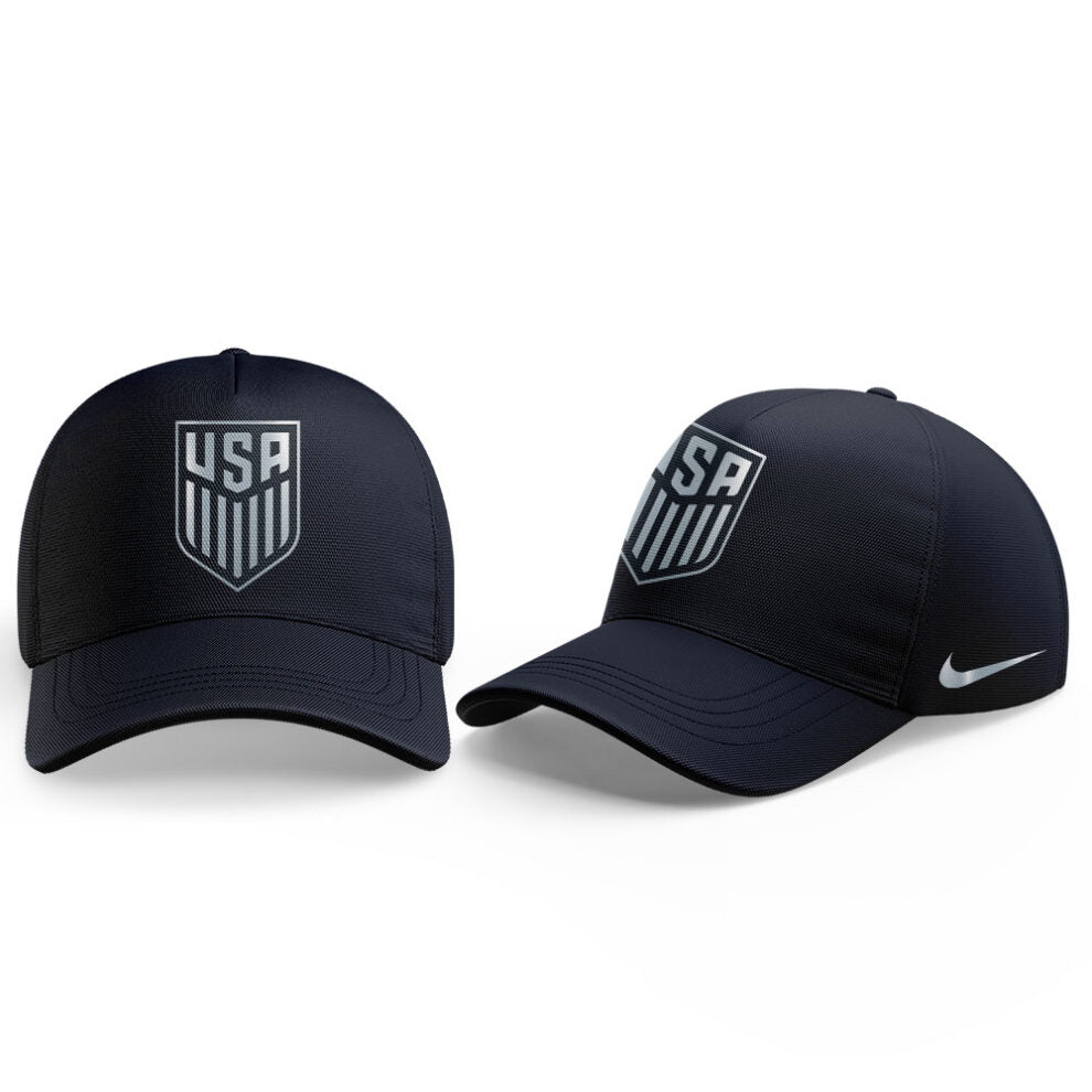 USMNT 2026 Personalized Stripes Match Black Polo