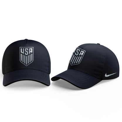 USMNT 2026 Personalized Stripes Match Black Polo