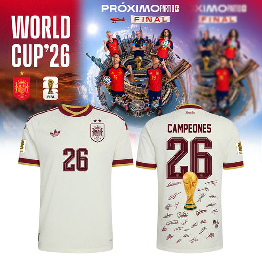 Spain Jersey Champions World Cup 2026 Limited Edition