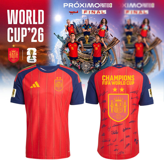 Spain Jersey Champions World Cup 2026 Limited Edition