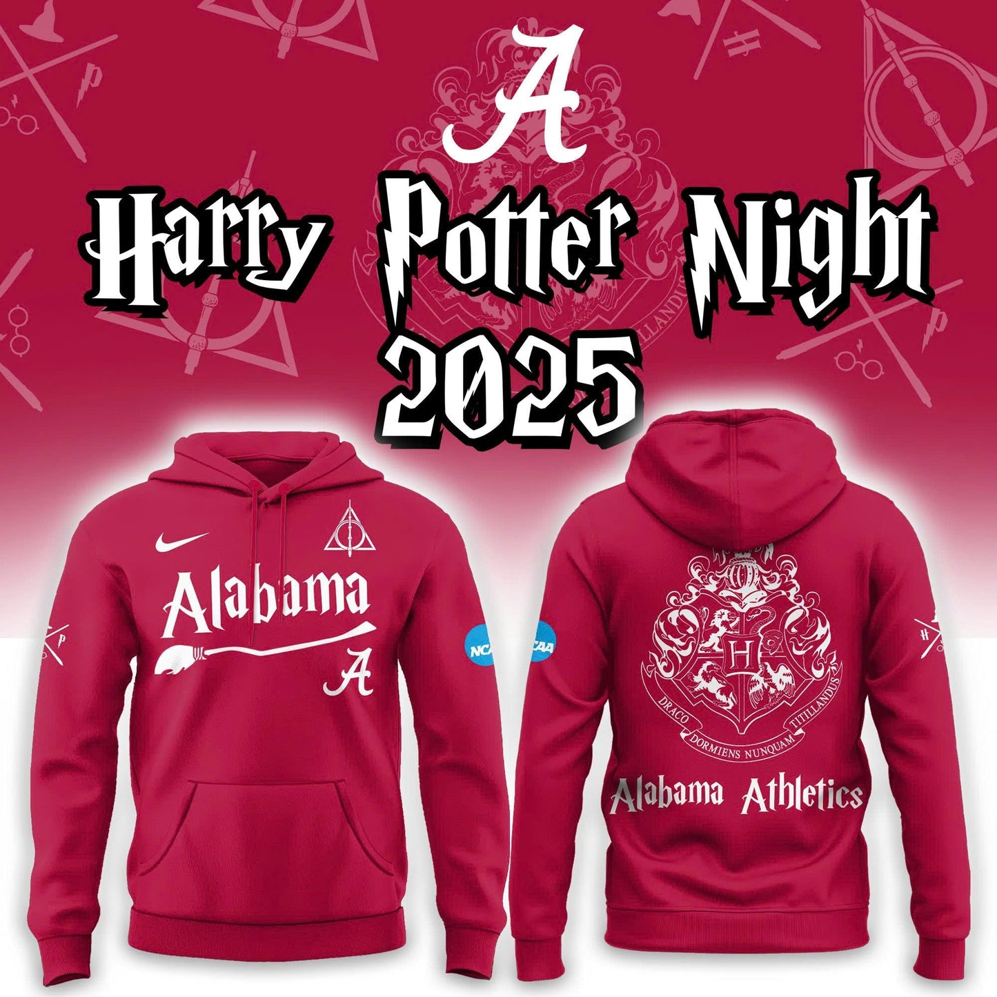 Limited Edition Alabama Football x Harry Potter 2025 Hoodie