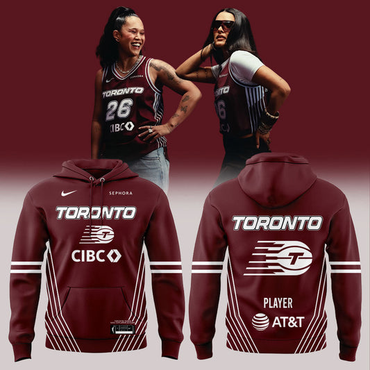 Toronto Tempo Unveil Uniforms Ahead 2026 Combo Red Hoodie