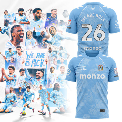 Coventry City WE ARE PREMIER LEAGUE Limited Edition Shirt Blue