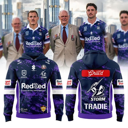 Melbourne Storm ANZAC Round 2026 Hoodie