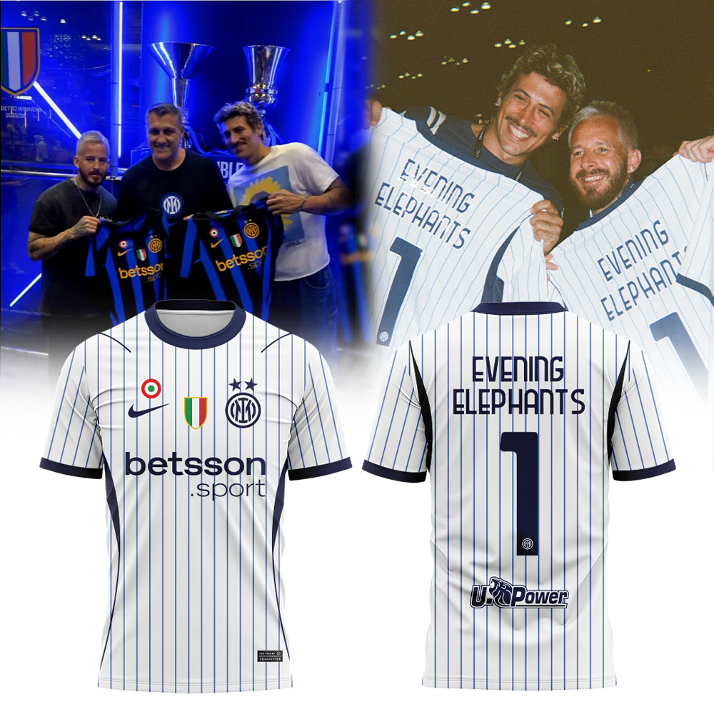 Evening Elephants THANK YOU FOR HAVING US Inter Milan Shirt