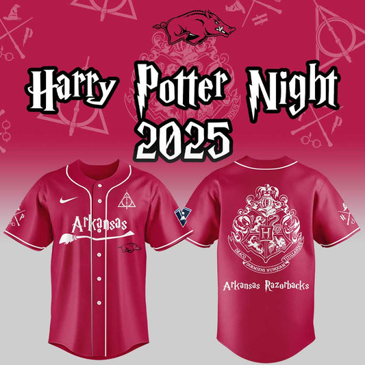 Limited Edition A Razorbacks Harry Potter 2025 Jersey