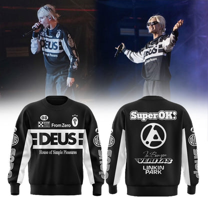 Linkin Park From Zero World Tour in Florence at Visarno Arena in Italy Sweatshirt