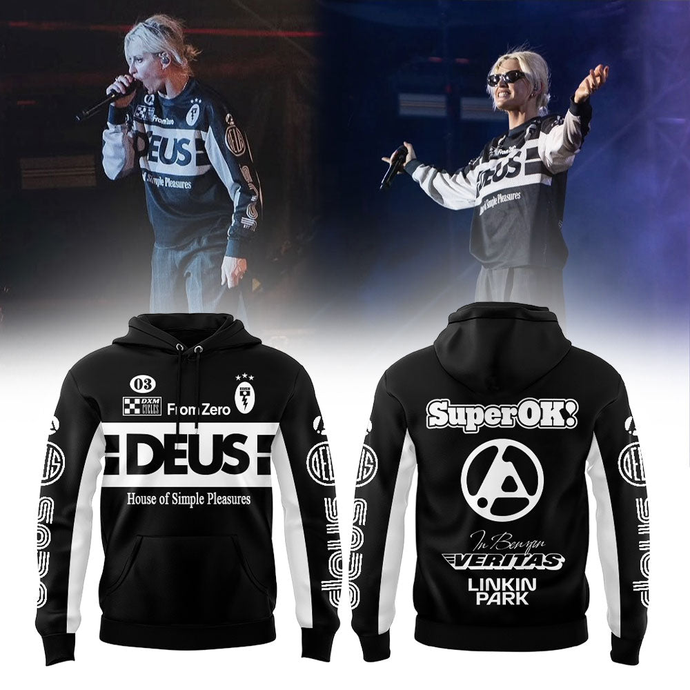 Linkin Park From Zero World Tour in Florence at Visarno Arena in Italy Hoodie
