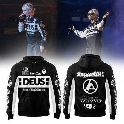 Linkin Park From Zero World Tour in Florence at Visarno Arena in Italy Hoodie