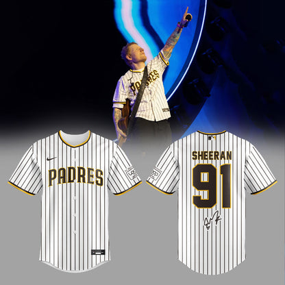 Ed Sheeran HQ x LOOP Tour 2026 in Petco Park, San Diego, California Jersey
