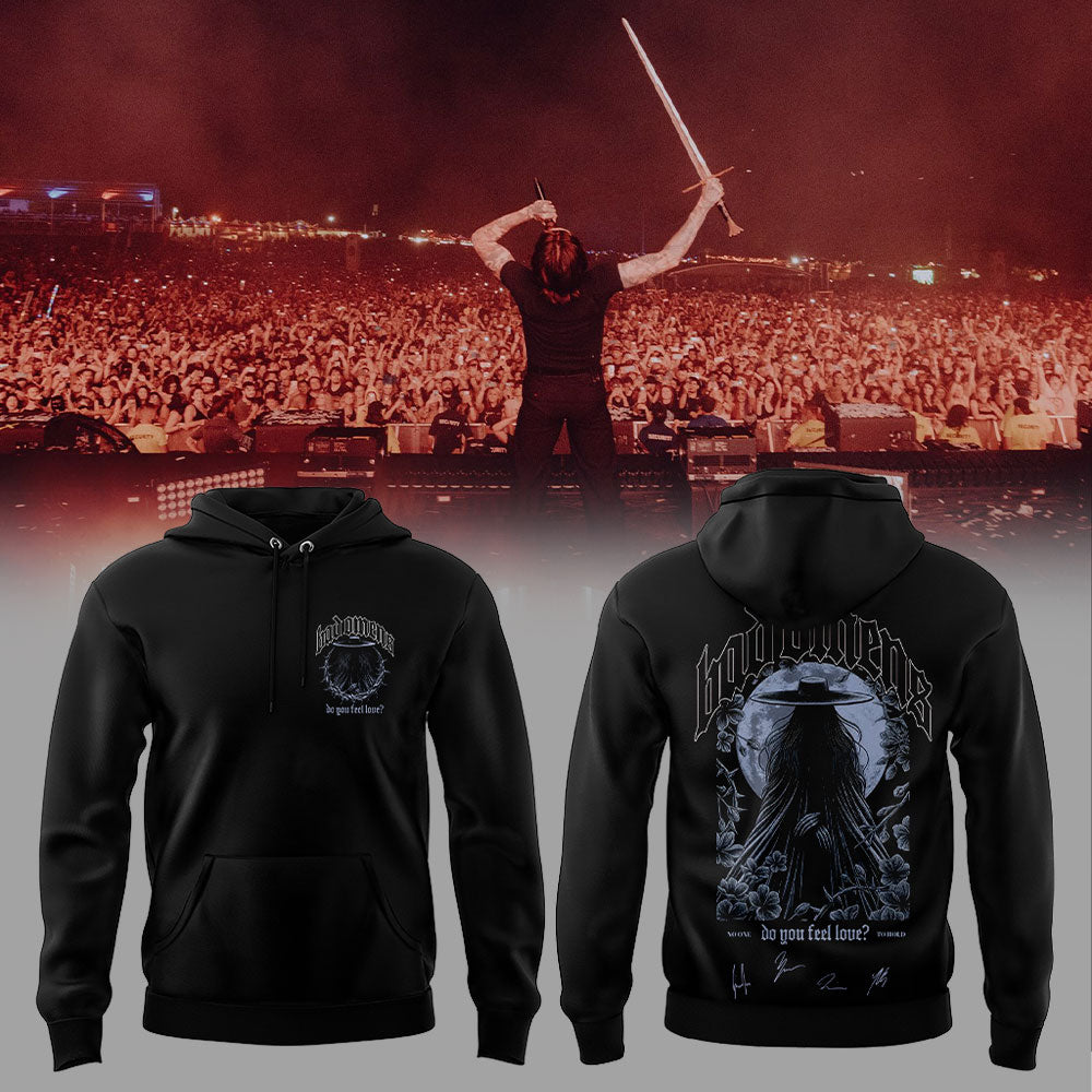 BAD OMENS DO YOU FEEL LOVE WORLDWIDE 2026 Hoodie