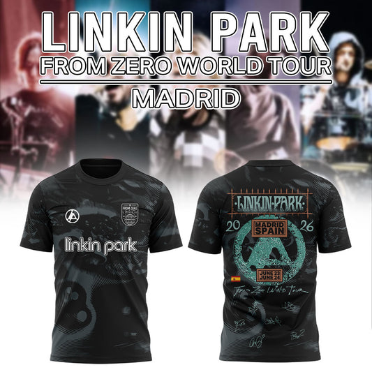 Linkin Park Official From Zero World Tour Madrid – the limited edition LPPL Football Shirt