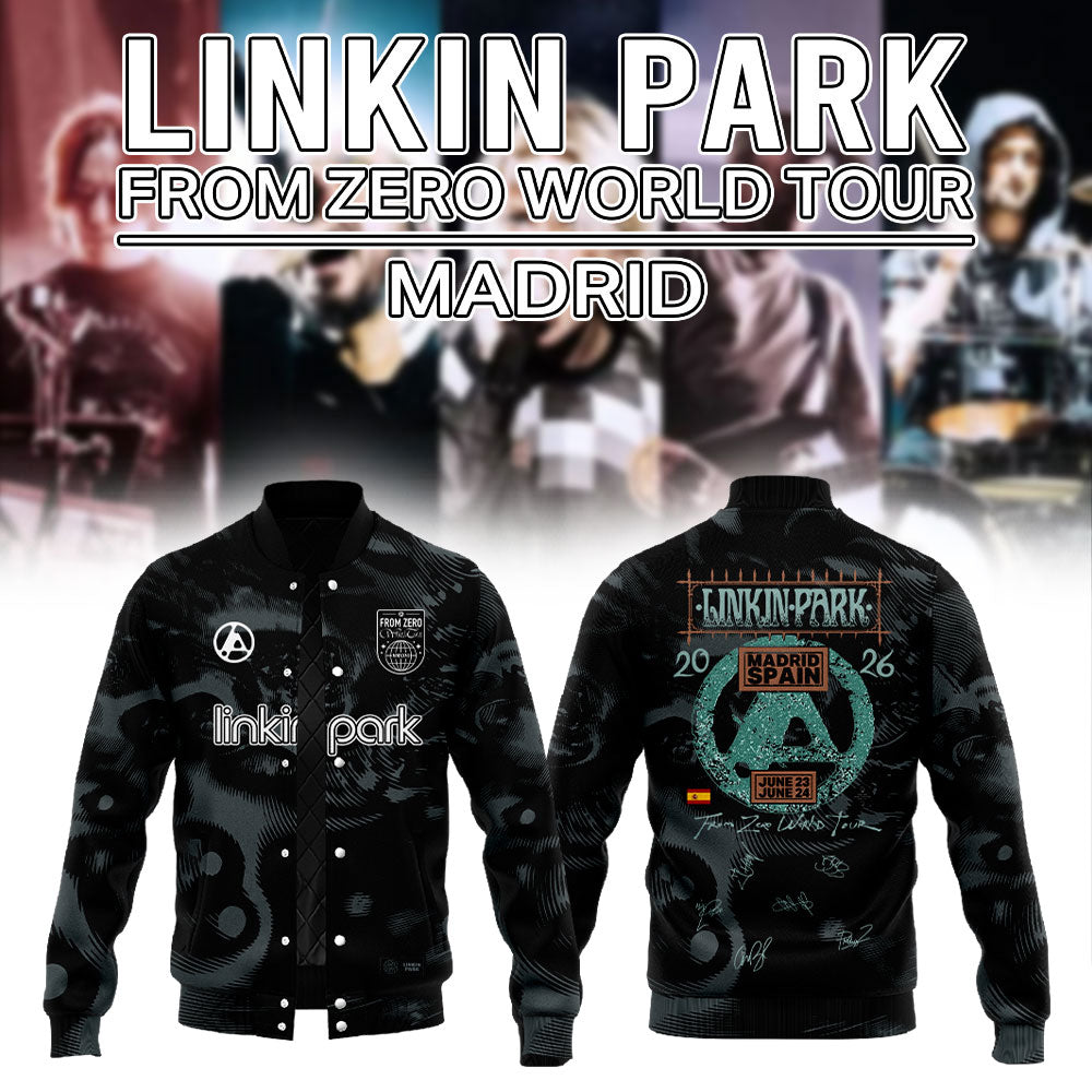 Linkin Park Official From Zero World Tour Madrid – the limited edition LPPL Football Jacket