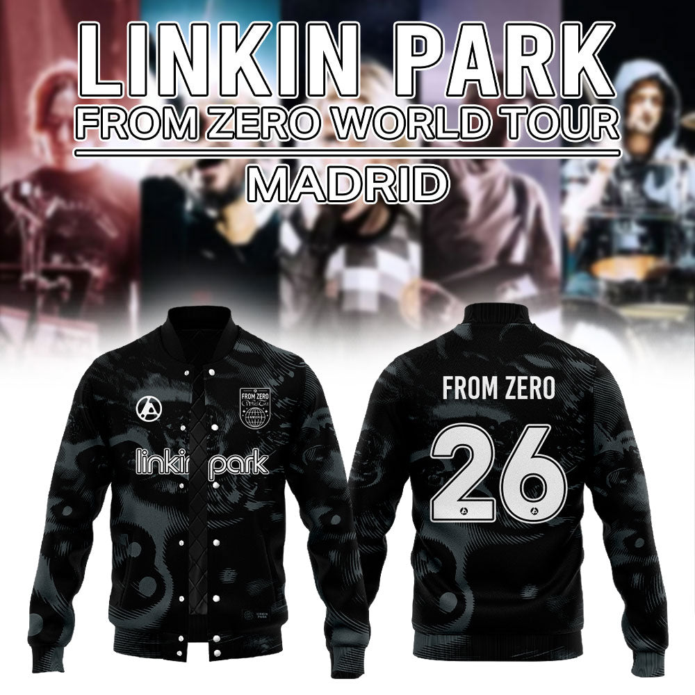 Linkin Park Official From Zero World Tour Madrid – the limited edition LPPL Football Jacket