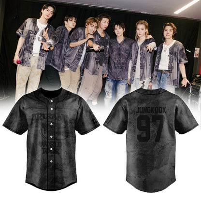 BTS WORLD TOUR ARIRANG OFFICIAL 2026 x Jungkook Jersey