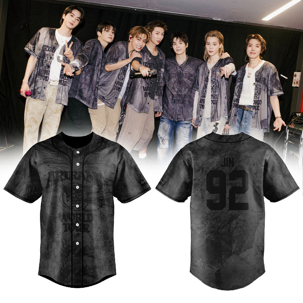 BTS WORLD TOUR ARIRANG OFFICIAL 2026 x Jin Jersey