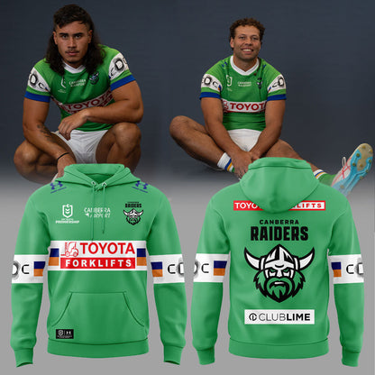 The Canberra Raiders™ 2026 home kit has just been unveiled Combo Hoodie