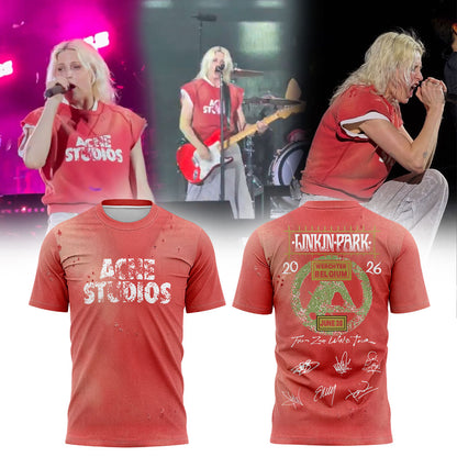 Linkin Park brought their From Zero World Tour to Festivalpark in Werchter, Belgium. Shirt