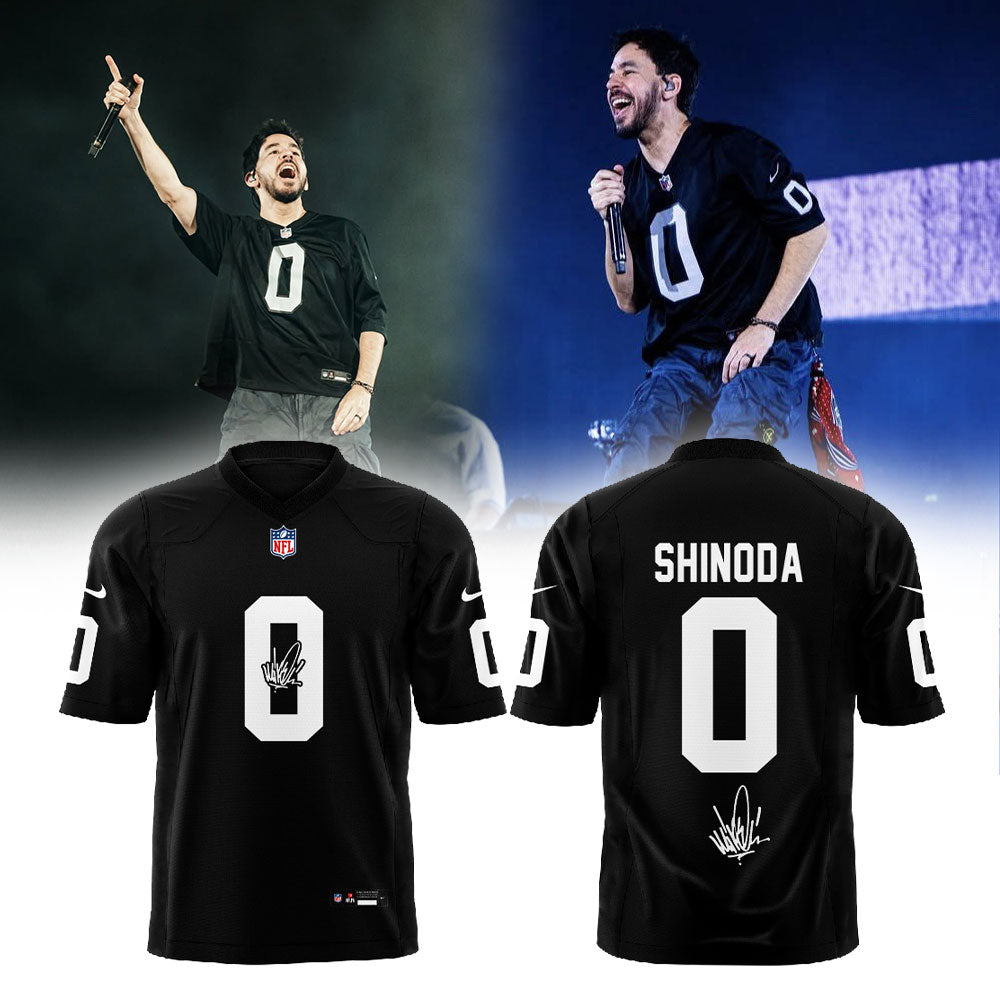 Linkin Park brought their From Zero World Tour to Festivalpark in Werchter, Belgium x Mike Shinoda Football Jersey