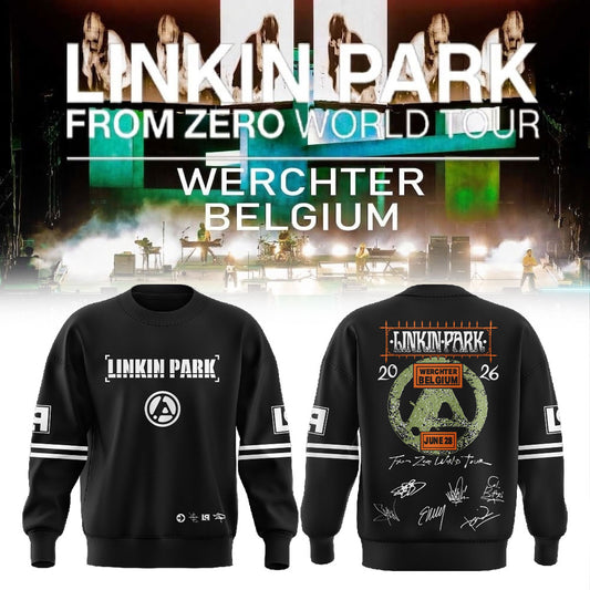 Linkin Park brought their From Zero World Tour to Festivalpark in Werchter, Belgium Sweatshirt