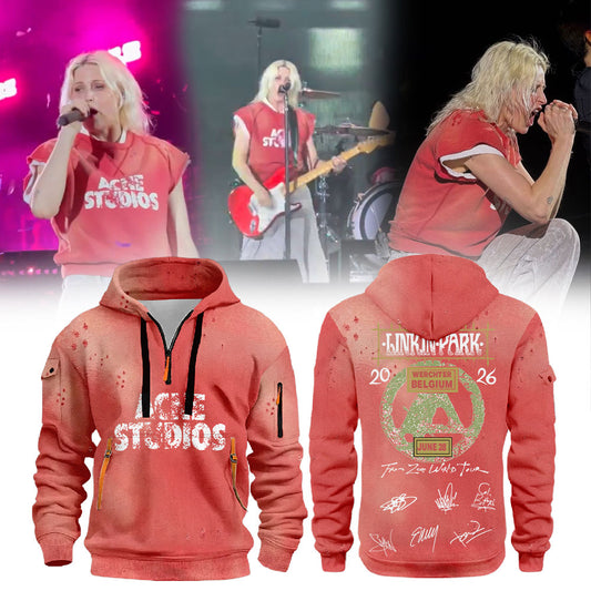 Linkin Park brought their From Zero World Tour to Festivalpark in Werchter, Belgium. Hoodie