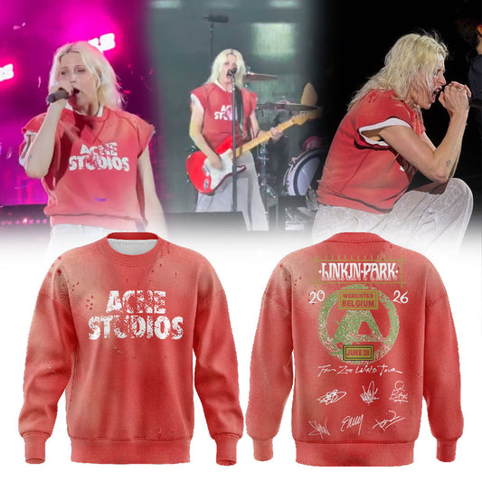 Linkin Park brought their From Zero World Tour to Festivalpark in Werchter, Belgium. Sweatshirt