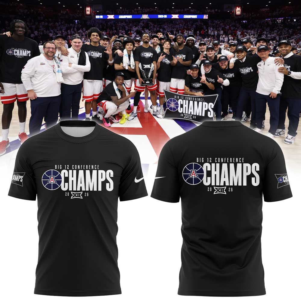 Arizona Wildcats Men™s Basketball 2026 Big 12 Conference Regular Season Champions Shirt