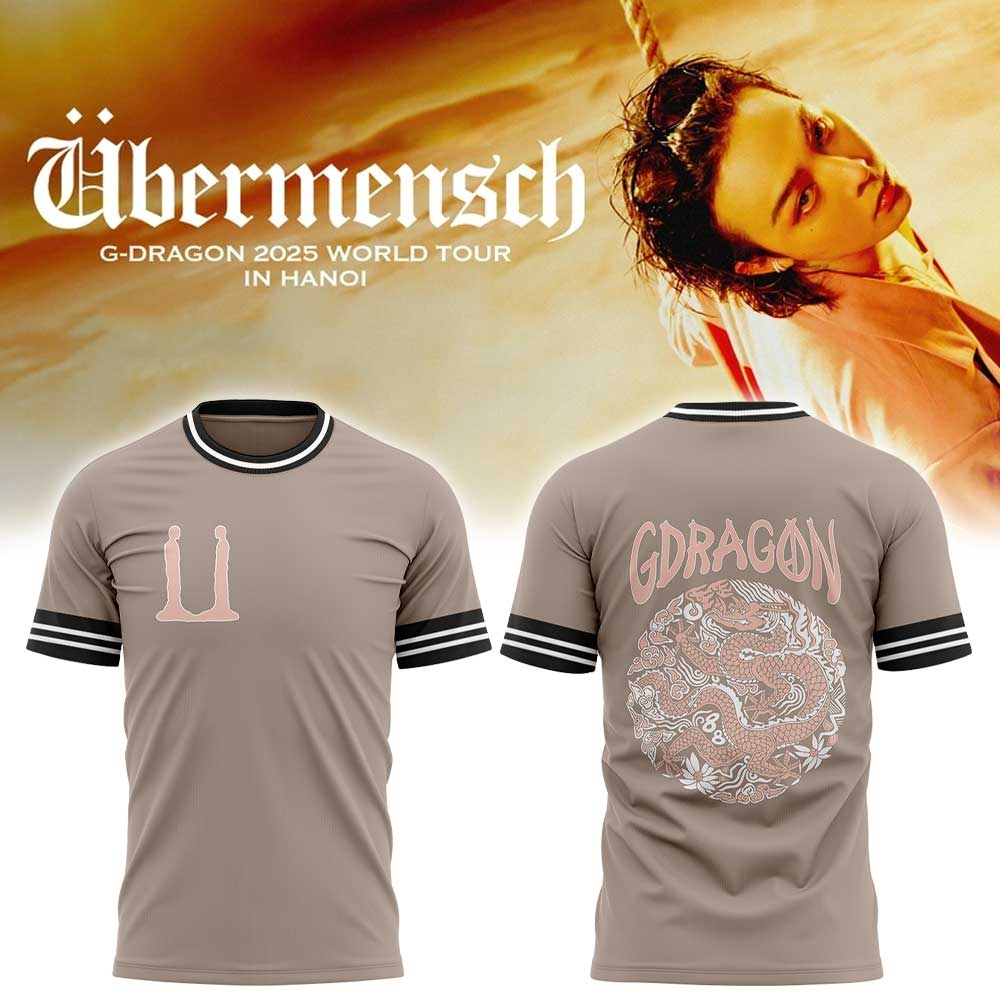 King of K-pop Dragon Ubermensch Collection Combo Shirt Cream
