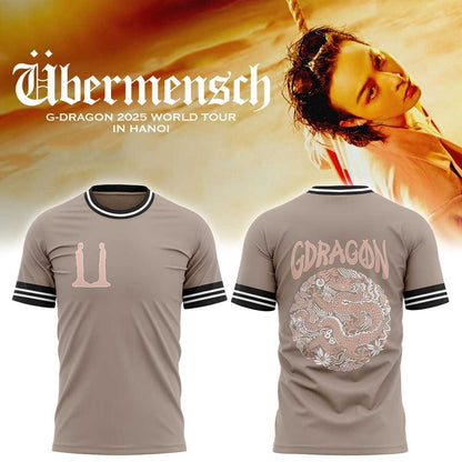 King of K-pop Dragon Ubermensch Collection Combo Shirt Cream