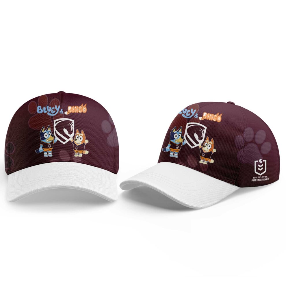 Brisbane Broncos Bluey and Bingo 2026 Limited Collection Polo