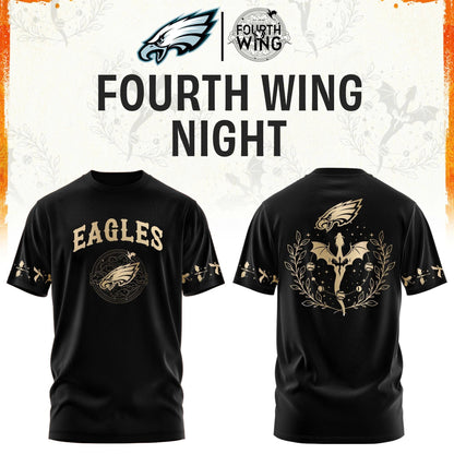All Team NFL x Fourth Wings Night 2026 Black T-Shirt