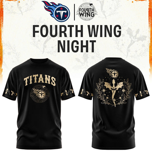T Titans Fourth Wings Night Black Shirt