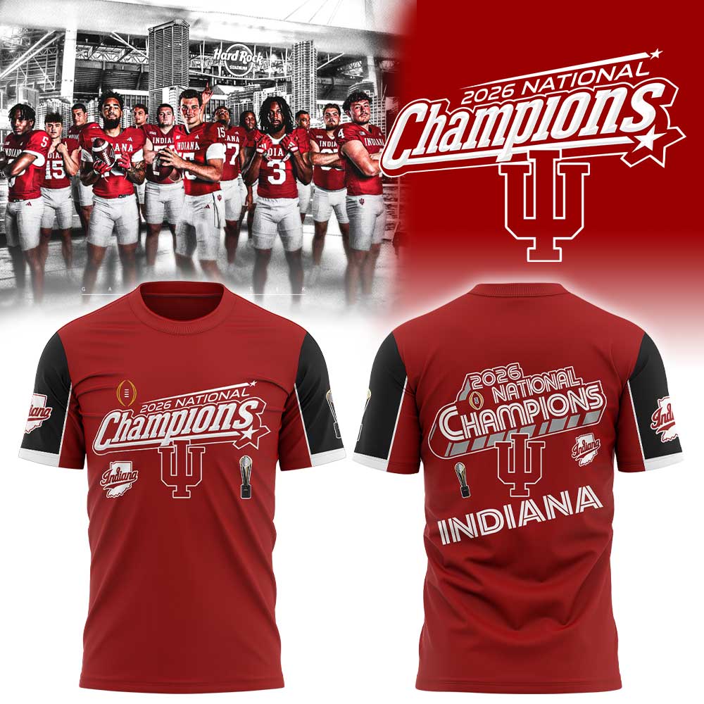 Indiana Hoosiers 2026 National Championship Red Shirt