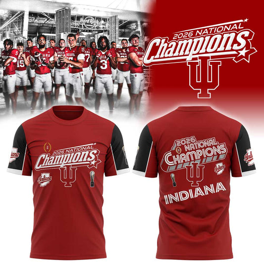 Indiana Hoosiers 2026 National Championship Red Shirt