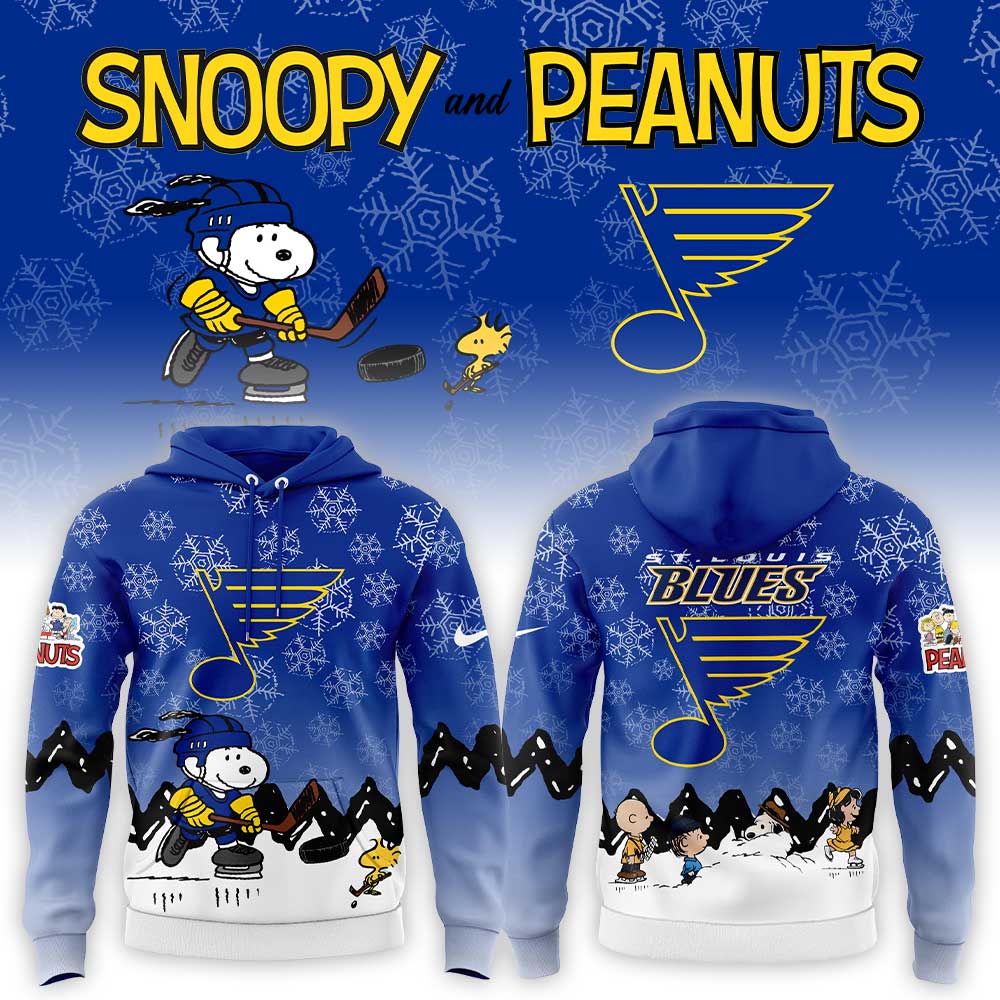 St. Blues x Snoopy and Peanuts Hoodie