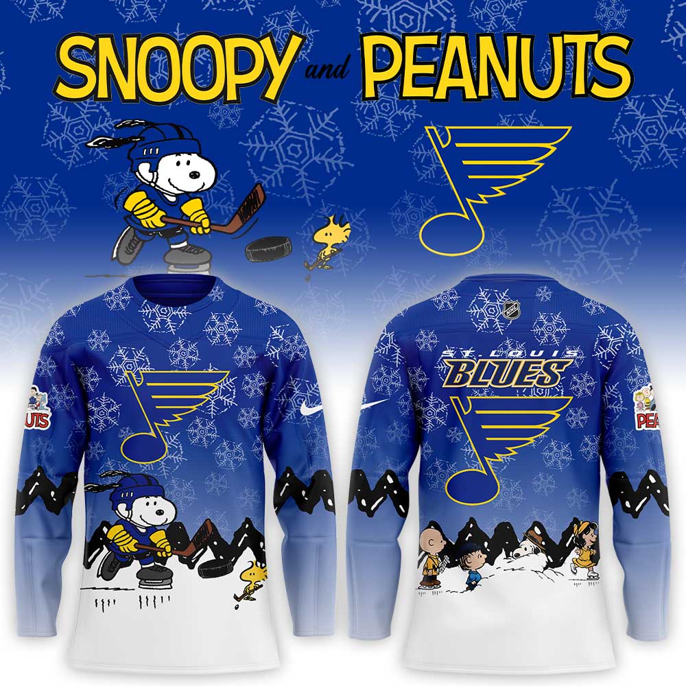 St. Blues x Snoopy and Peanuts Hockey Jersey
