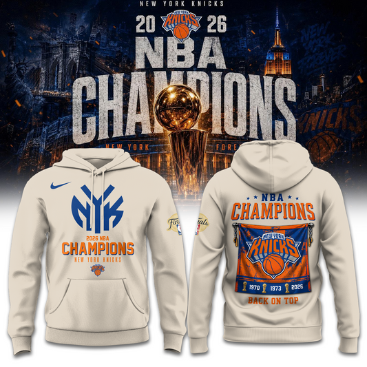 New York Knicks Basketball NBA Rings Champions Hoodie