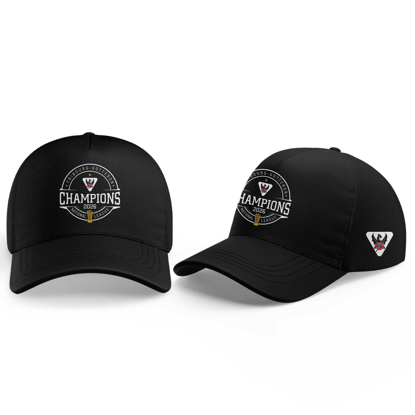FRIBOURG-GOTTÉRON SCHWEIZER MEISTER 2020 NATIONAL LEAGUE Hoodie Black