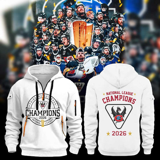 FRIBOURG-GOTTÉRON SCHWEIZER MEISTER 2020 NATIONAL LEAGUE Hoodie White