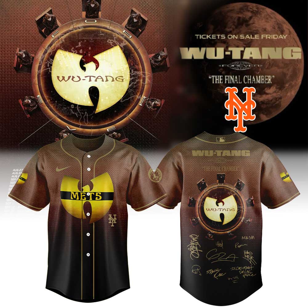 NY Mets x WuTang Clan Forever The Final Chamber 2026 Tour Jersey